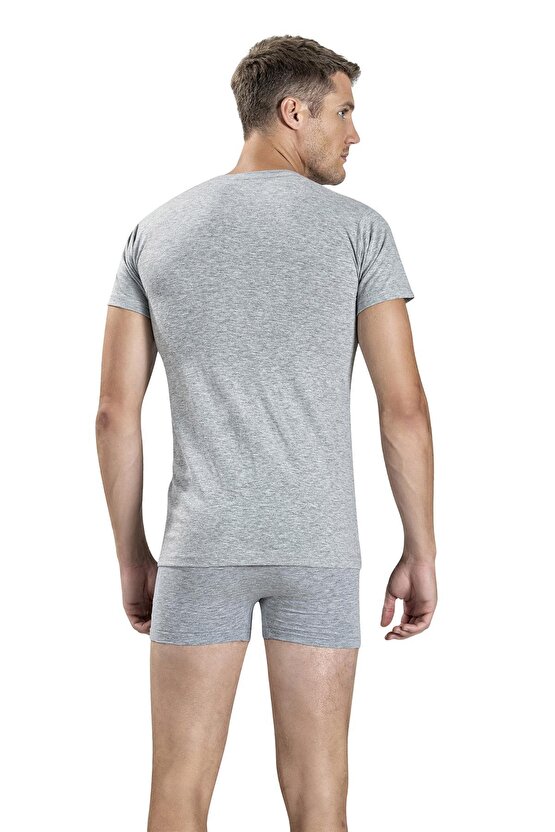 Erkek V Yaka Kısa Kol Atlet Fanila 112 - 3 Adet