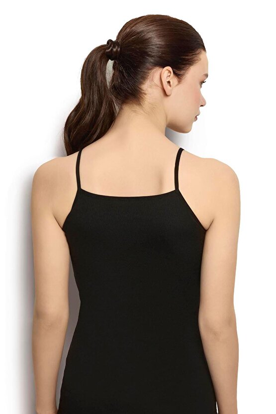 Kadın Modal Pamuklu Ip Askılı Atlet 12 Adet Jiber 603