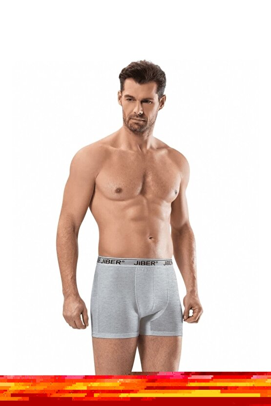 Erkek Gri Boxer 3lü Paket