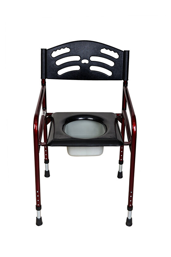 Ayaklı Klozet WC Yükseltici Seyyar Katlanabilir Hasta Yaşlı Engelli Tuvalet Banyo Sandalyesi