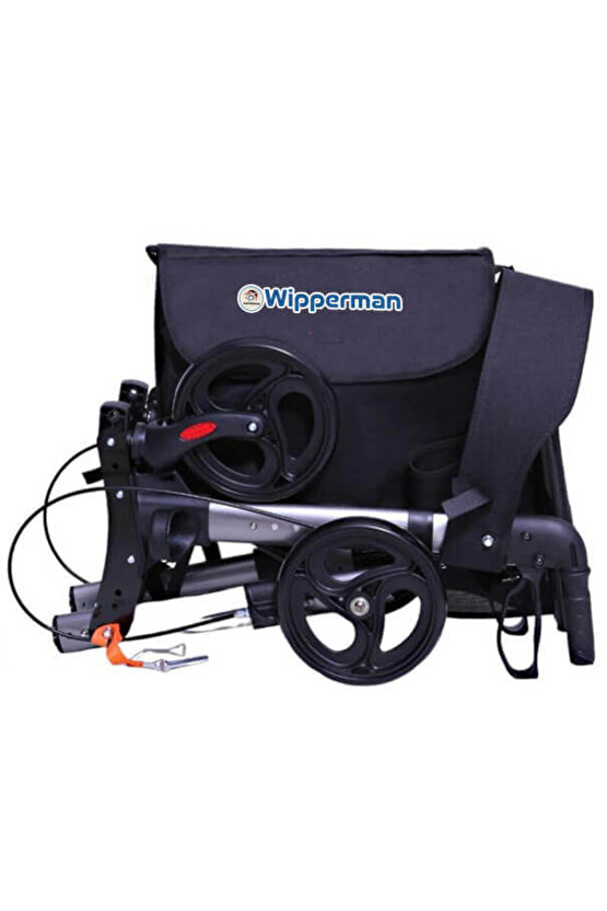 Tekerlekli Yürüteç Lüks Rollatör Yürüteç Baston Hasta Yaşlı Yürüteç Walker Wolker