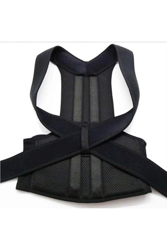 Dik Duruş Korsesi Postür Düzeltici Kamburluk Önleyici Çift Balenli Sırt Bel Destekli Kadın Erkek