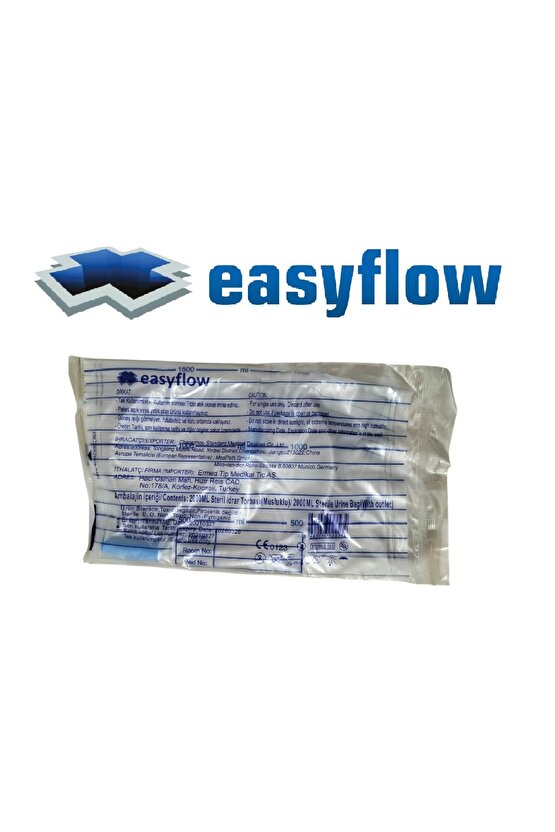 Steril Idrar Torbası Düz Musluk 10 Lu Paket