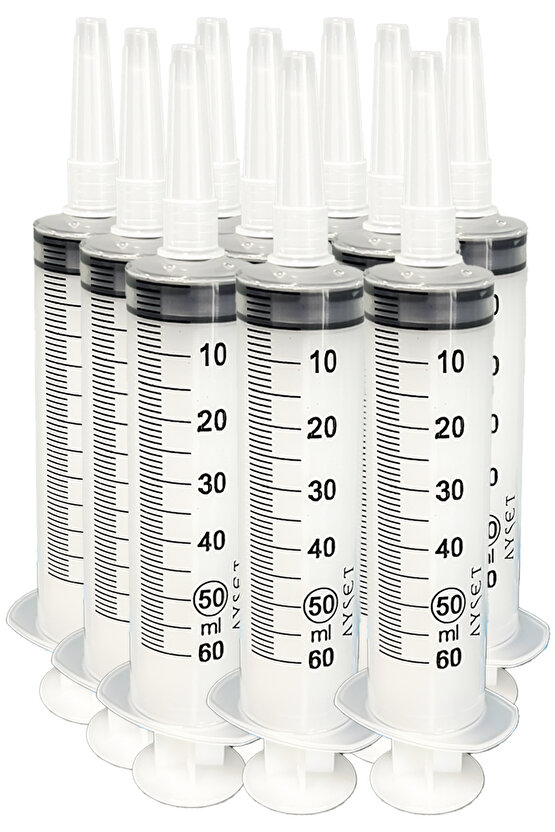 Ayset Beslenme Enjektörü Çam Uçlu Şırınga 60ml 10 Adet