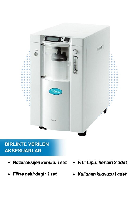 Oksijen Konsantratörü 5 Lt