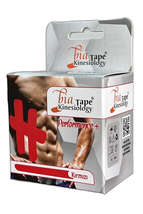 Bia Tape Kinesio Sporcu Bandı Kırmızı 5 Cm X 5 M