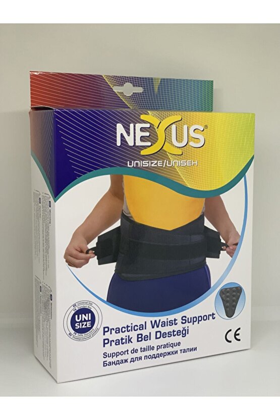 Pratik Bel Desteği Özel Pedli Korse Çift Cırtlı 890