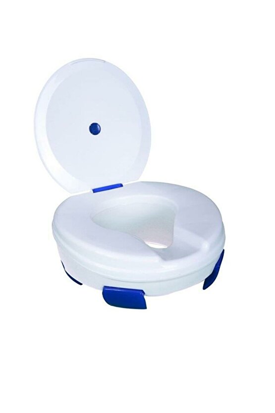 Yükseklik artırıcı klozet kapaklı, taharet musluklu fonksiyonel ürün