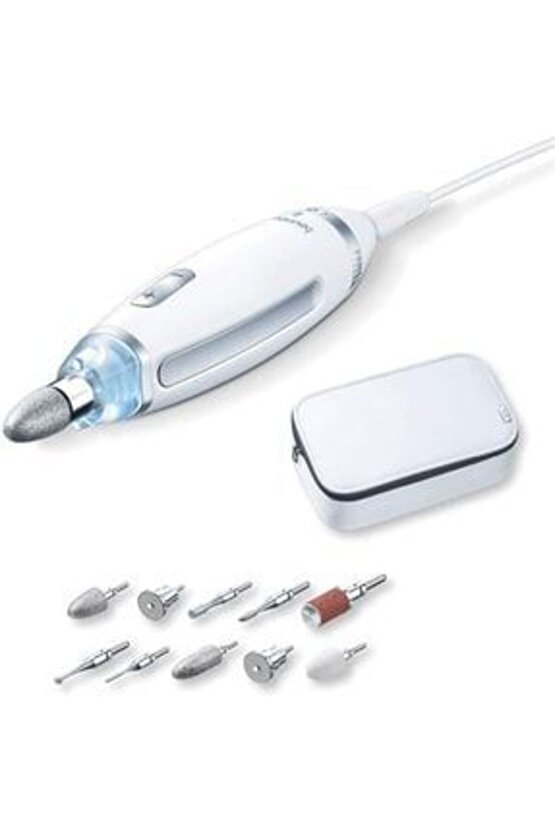 Pedikür Aksesuarlı Ve Led Işıklı Profesyonel Tırnak Kesici, BeyazMp 62 On Manikür Ve