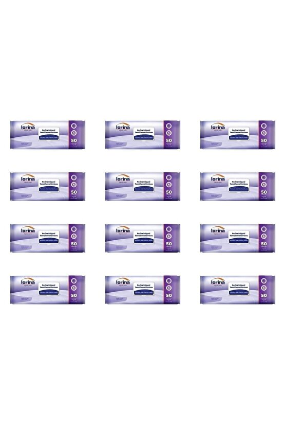 Perine Bölgesi Temizleme Havlusu 50li x 12 adet