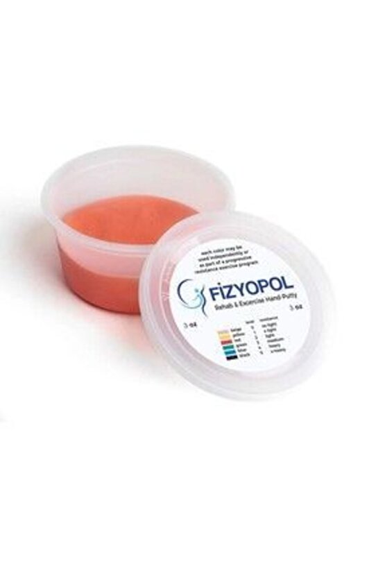 Putty,Fizik Tedavi El Egzersiz Hamuru, 3 Oz Kırmızı Renk 85 Gr, Orta DirençTheraflex