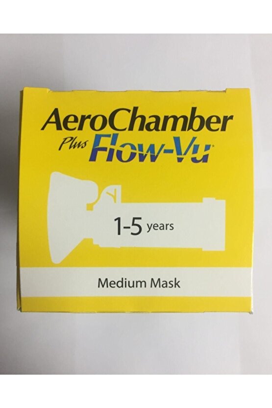 Plus Flow - Vu Adult Medium Mask Sarı