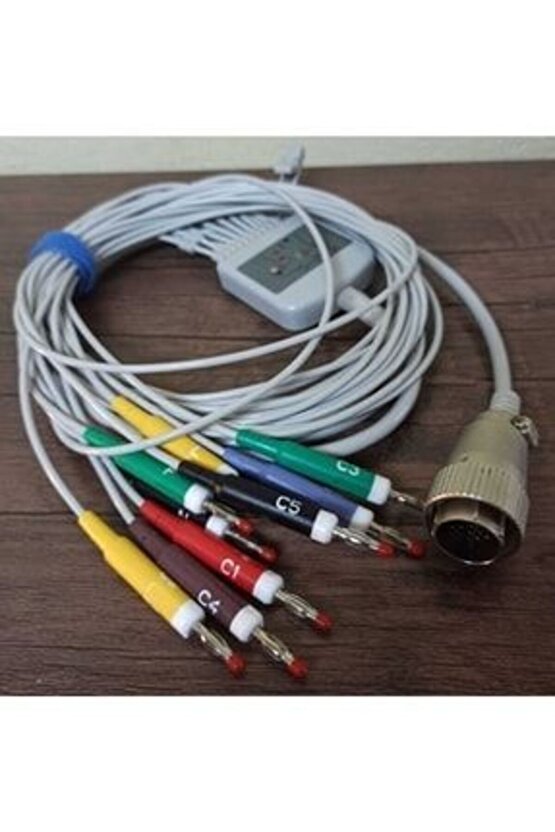 Kablosu (yuvarlak Soketli)Cardioline Ekg