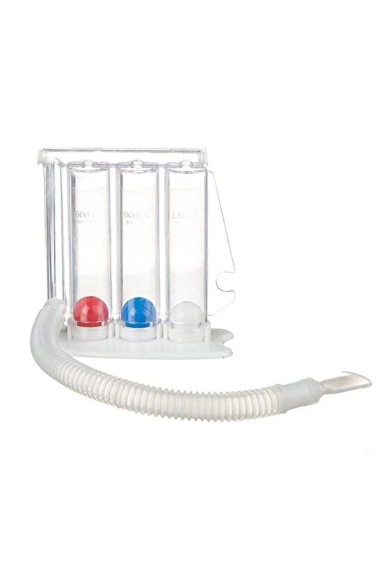 Triflo Solunum Egzersiz Cihazı 3 Üfleme Topu- Solunumnefes Egzersiz Aleti