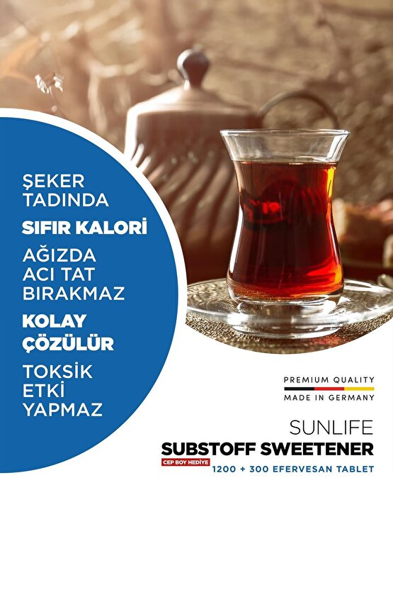 Sunlife Substoff Tatlandırıcı 300 Tablet 3 Adet