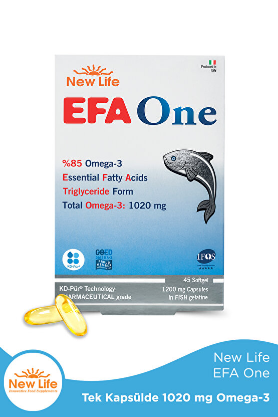 Efa One Balık Yağı 45 Kapsül Omega 3
