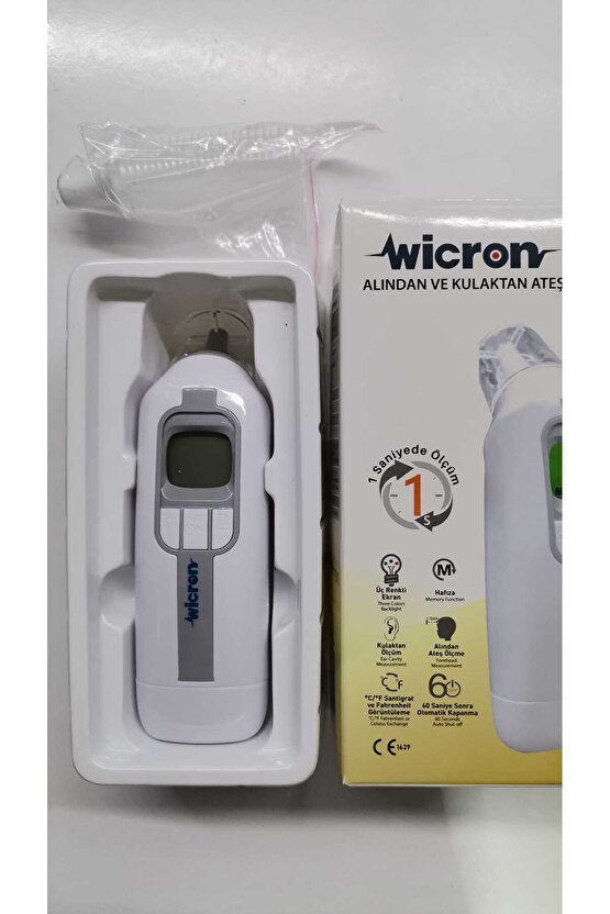 Alından Ve Kulaktan Ateş Ölçer Termometre