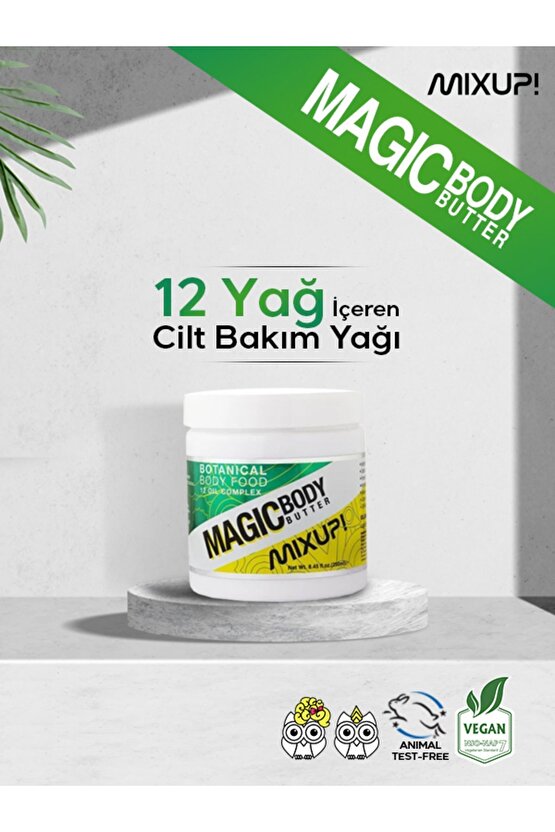 Magic Body Butter 12 Yağ Içeren Cilt Bakım Yağı 250 Ml