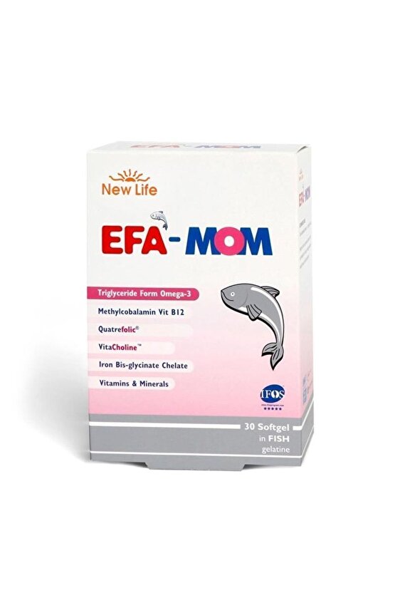 Efa Mom Takviye Edici Gıda 30 Kapsül