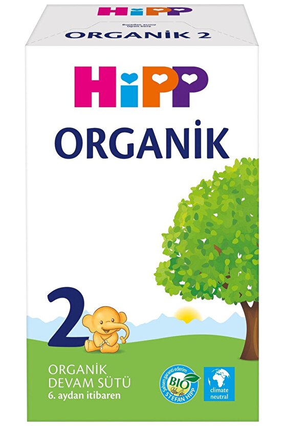 2 Organik Devam Sütü 300gr