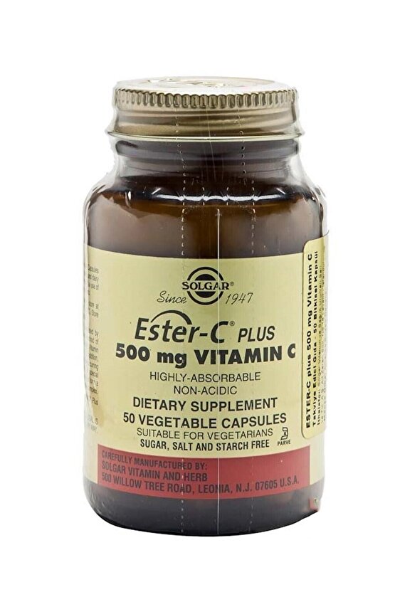 Ester-C Plus 500 mg 50 Vegetable Kapsül