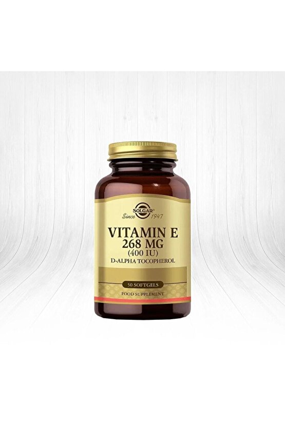 Vitamin E 400 IU 50 Softgel