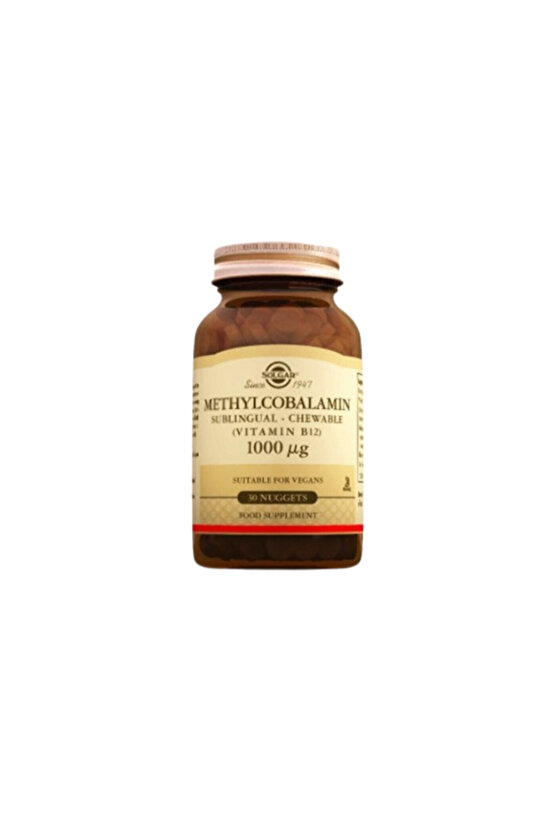 Methylcobalamin 1000 mg Dilaltı 30 Tablet
