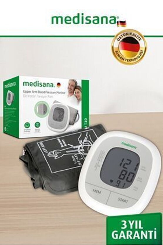 Hafızalı Üst Koldan Ölçer Tansiyon Aleti Med 48672Geniş Ekranlı