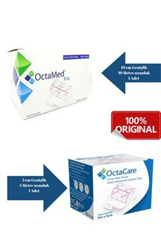 10mx10cm ve 5cmx5cm Esnek Tıbbi Flaster