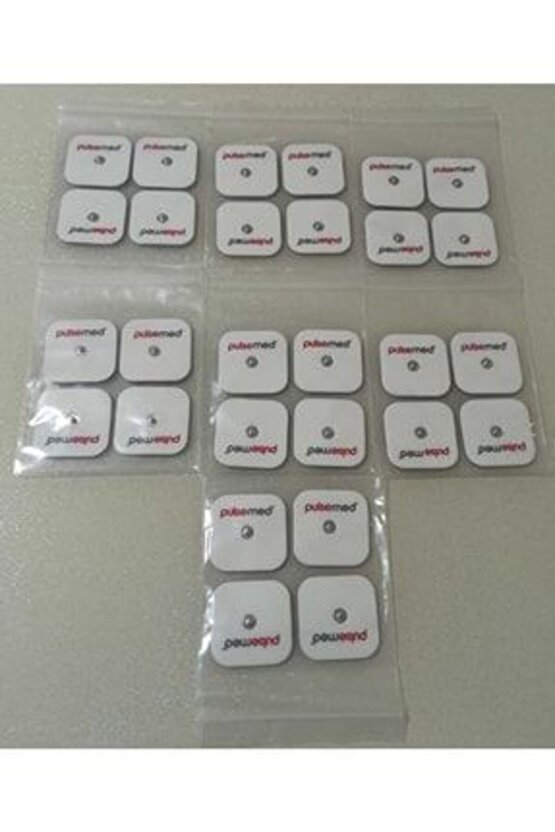 Çıtlı Yedek Elektrot 5x5 Tens Pedi 4 Lü ( 7 Paket )-- Tens Cihazı Çıt