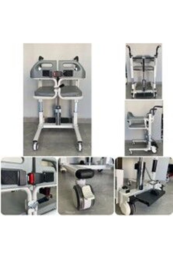 Ayarlanabilir Manuel Hidrolik Tuvalet Tekerlekli Sandalyesi Poylin P770