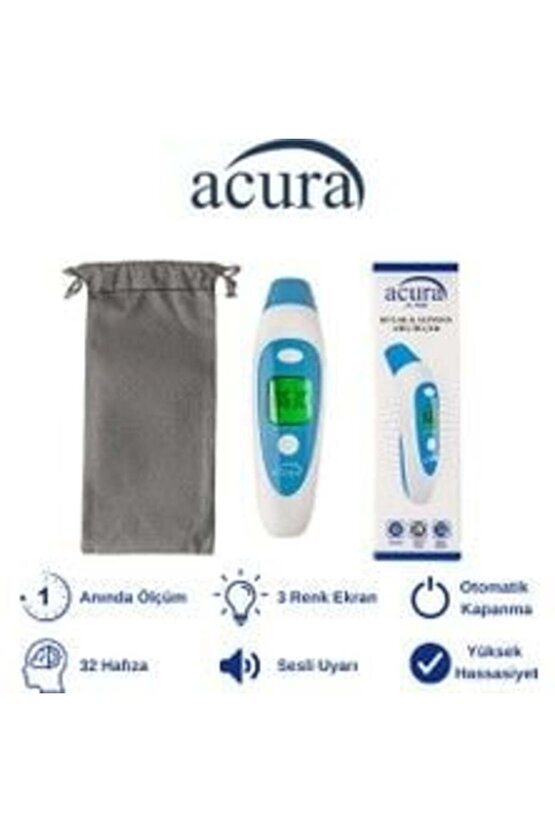 AC-9280 Kulaktan & Alından Ateş Ölçer Çanta Hediyeli