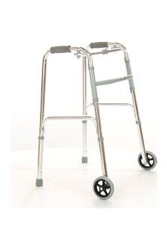 İthal Alüminyum Hareketli Tekerlekli Walker Hasta Yaşlı Yürüteci