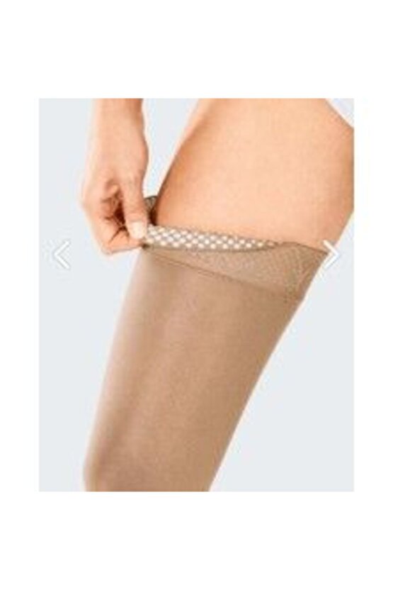 Duomed Ccl2 Diz Üstü Kapalı Burun Ten Rengi Çorabı