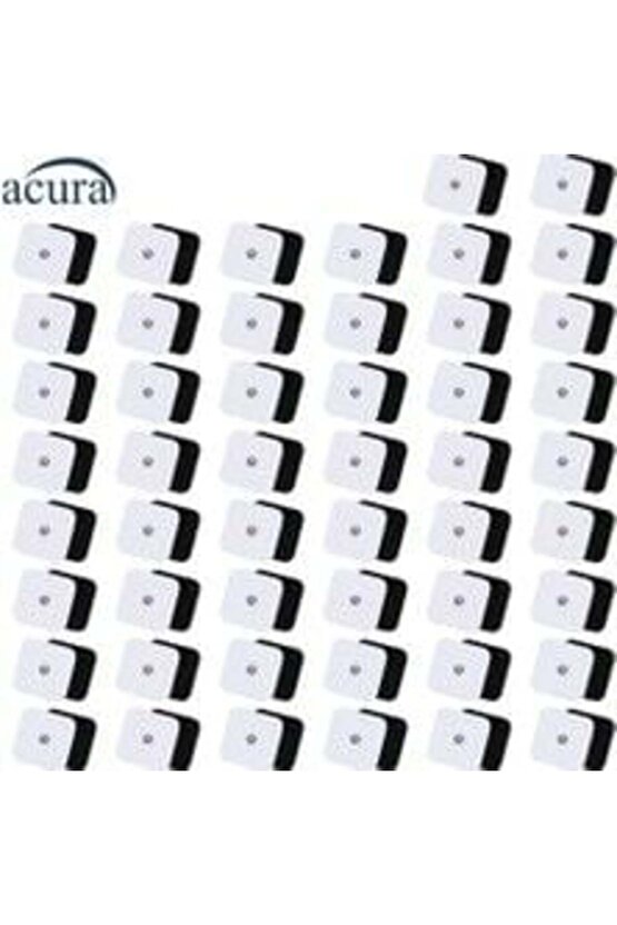 5x5 Çıtçıtlı Kare Tens Pedi 20 Adet