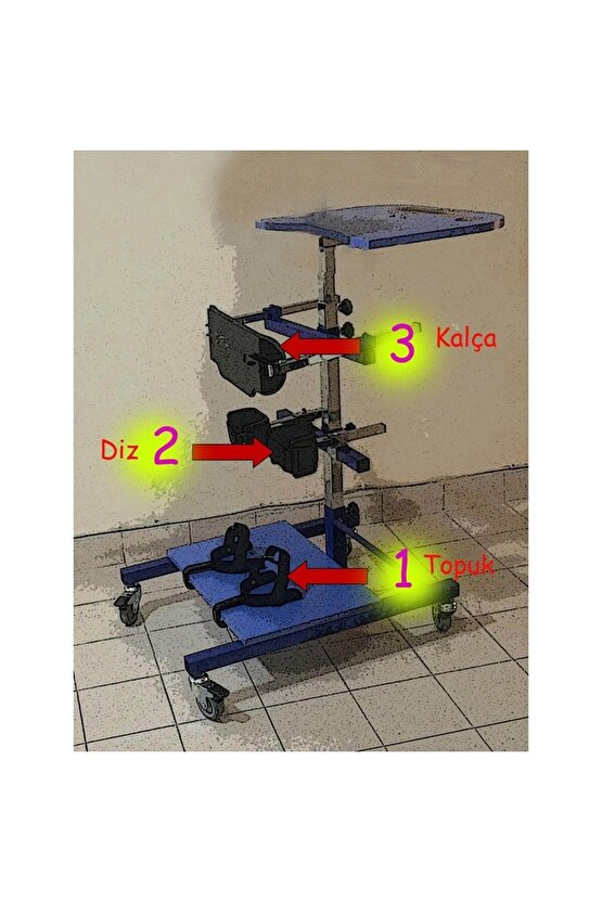 Ayakta Durma Sehpası S- 70 CM -120 CM ARASI