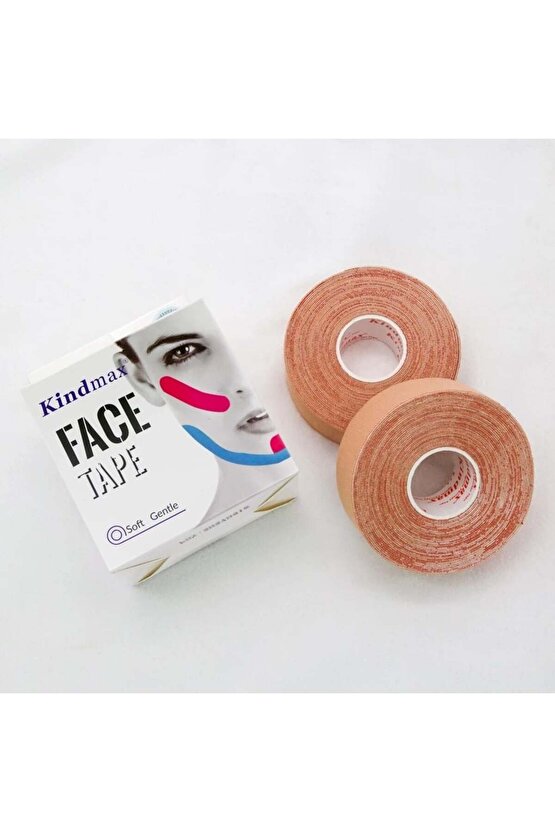Kinesiyoloji Bandı Yüz V Hattı ve Boyun Gözler Alanı Kaldırma Bant