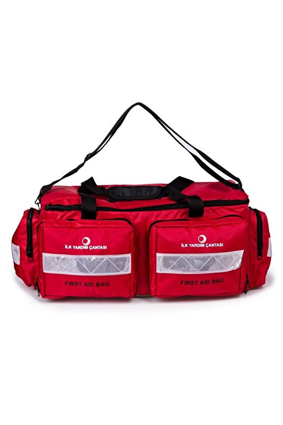 Comfort Plus İlk Yardım Çantası 2 Çepli Büyük Boy Kırmızı