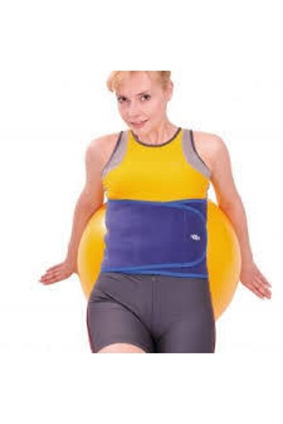 Unisex Mavi Elastik Bel Desteği