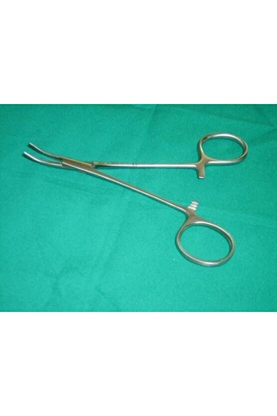 MTI Technische Cerrahi Pens Mosquito Eğri 12.5 cm