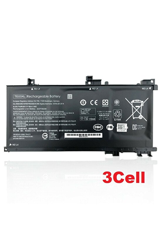 Hp 15-BC017NT 15-BC018NT Notebook Bataryası Pili (3Cell)