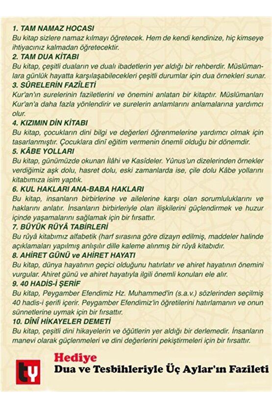 Yusuf Tavaslı Dini Bilgiler Aile Seti (10 Kitap Kutulu ) + Üç Aylar Kitabı Hediye