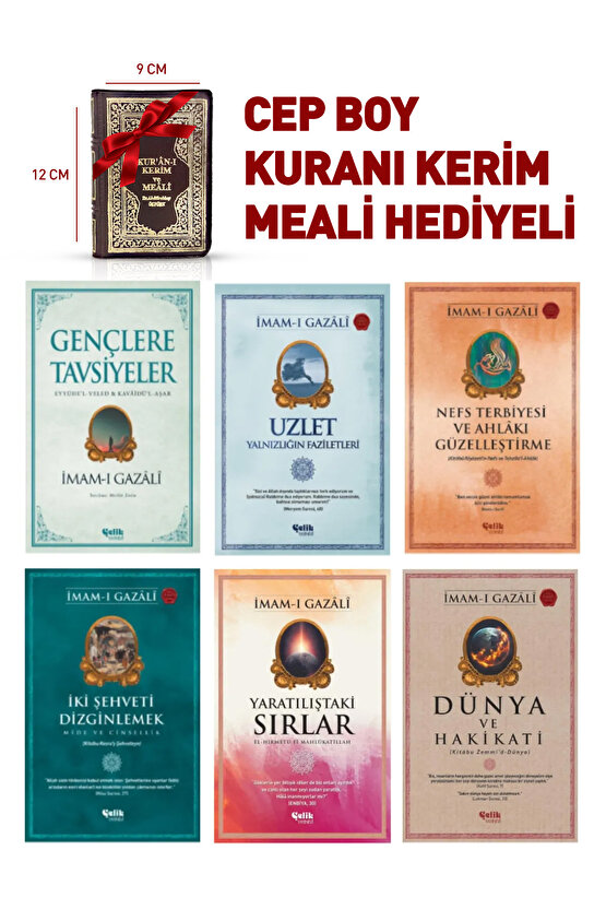 Hediyeli - Imamı Gazali Set Gençlere Tavsiyeler-nefs Terbiyesi-yaratılıştaki Sırlar-dünya Ve Hakikat