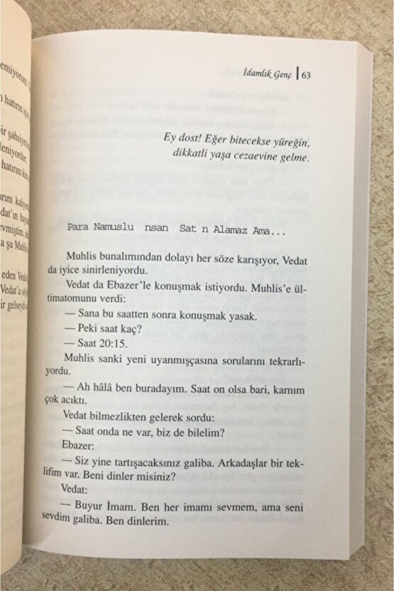 Idamlık Genç, Emine Şenlikoğlu, Mektup Yay.