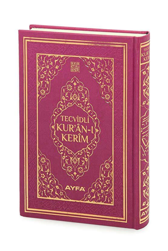 Tecvidli Kuranı Kerim - Termo Deri - Orta Boy - Fuşya Renkli - Ayfa Yayınevi - Bilgisayar Hatlı