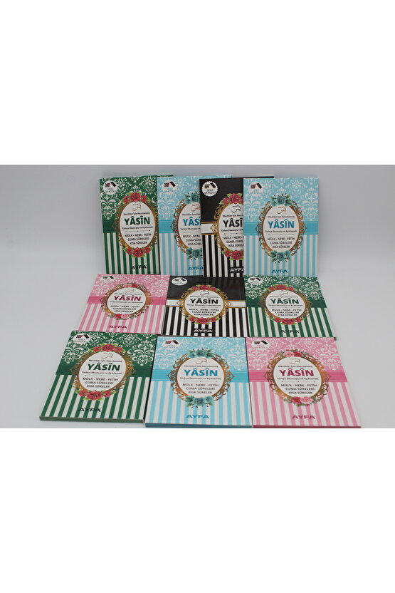 Ekonomik 10 Adet Yasin-i Şerif Türkçeli 80 Sayfa Çanta Boy (12x16cm)