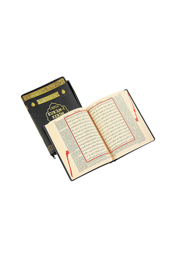 Kabeli Çanta Boy Fermuarlı Mealli Kuranı Kerim