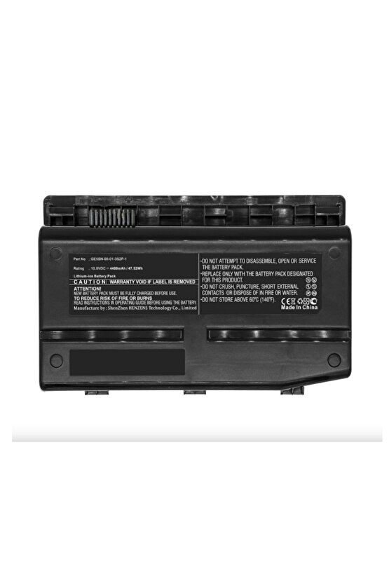 Monster GE5SN-00-01-3S2P-1 Notebook Bataryası, Laptop Pili (9 Pin)