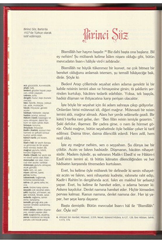 Risalei Nur Külliyatı En Çok Okunan 3 Kitap Sözler, Lemalar, Mektubat Set & Yeni Tanzim-Büyük Boy...