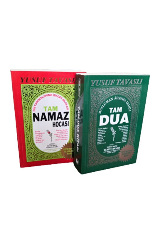 Tavaslı Tam Namaz Hocası Tavaslı Tam Dua Kitabı 2 Li Kitap Set